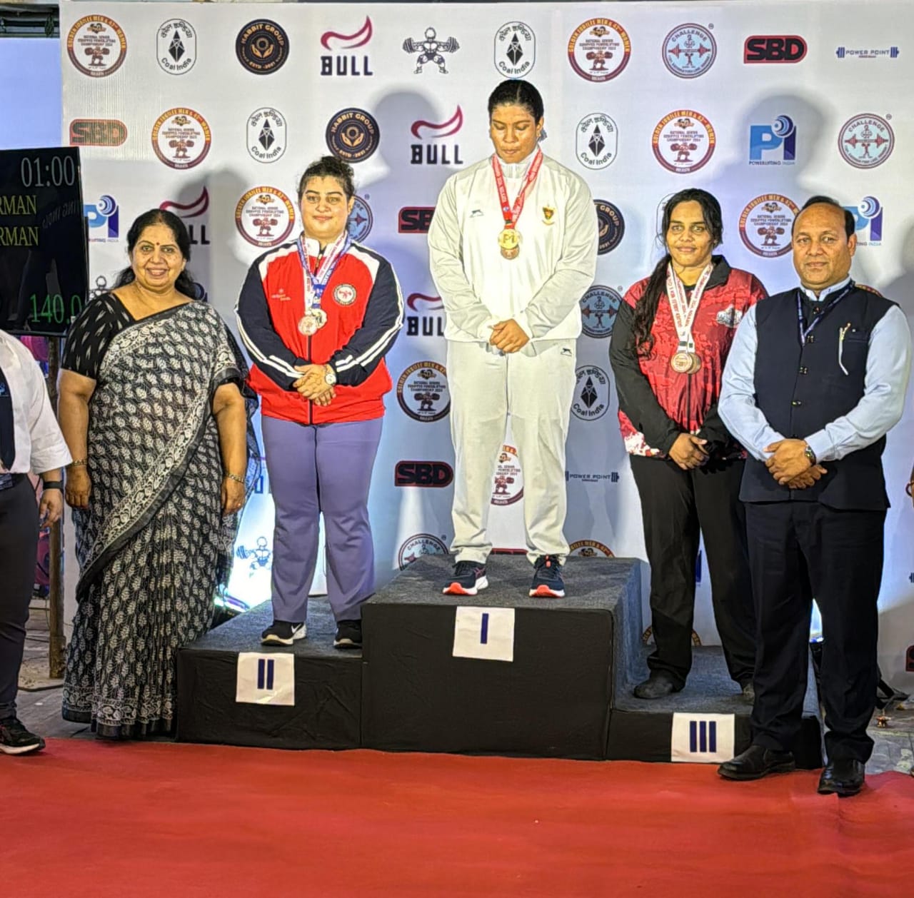 Bronze Medal at the 42th Women National Senior Equipped Powerlifting Championship 2024 at Kolkata, West Bangal.